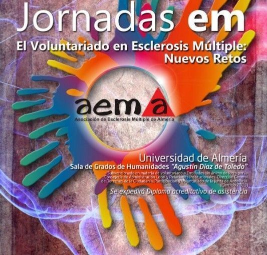 Cartel de jornadas de Esclerosis Múltiple de Abril de 2014