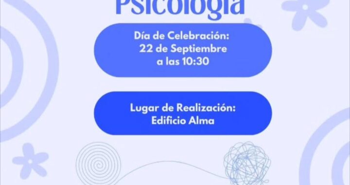 Cartel del servicio de psicología proporcionado por AEMA Almería